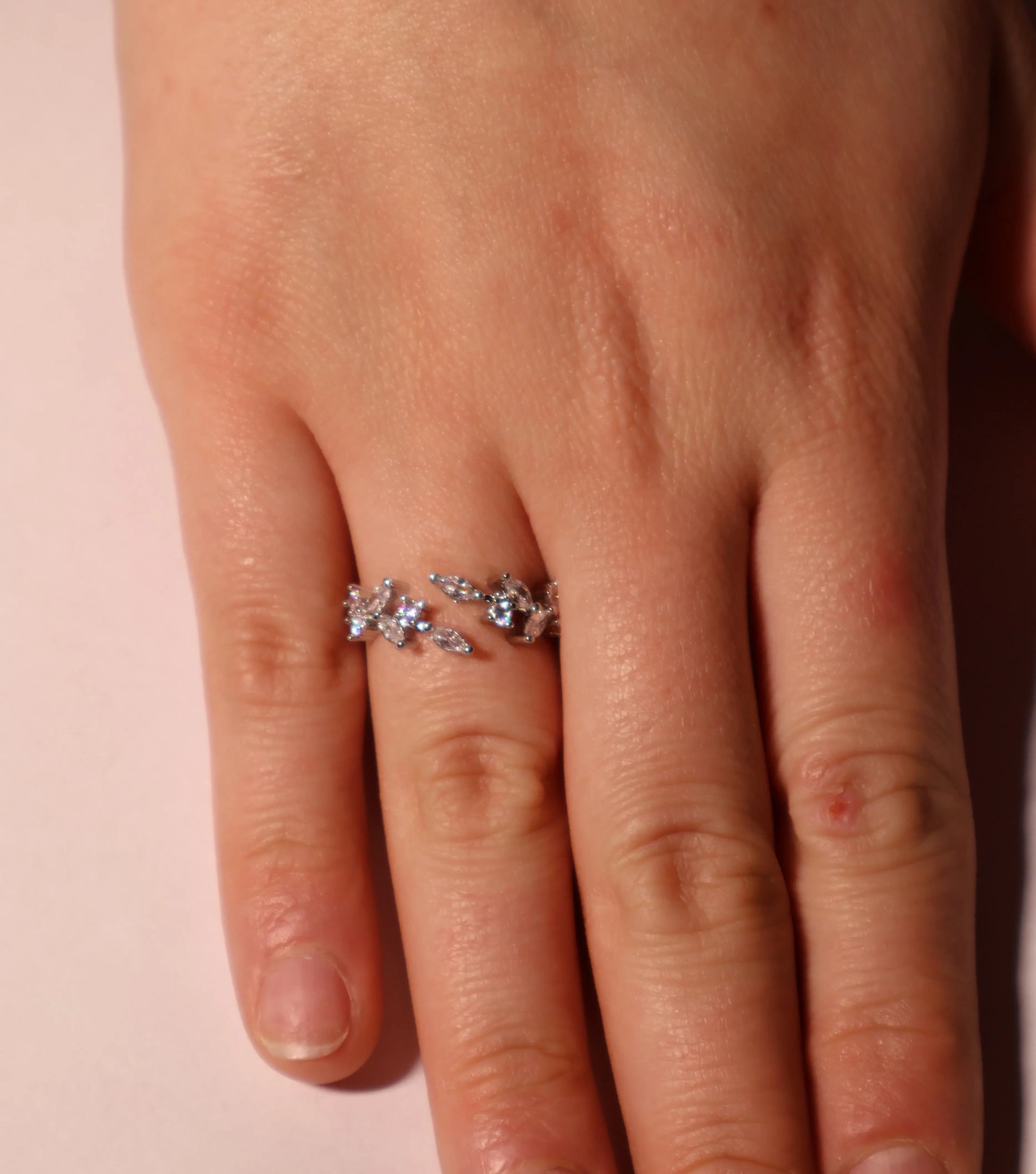 Bague forme feuille Ma boutique